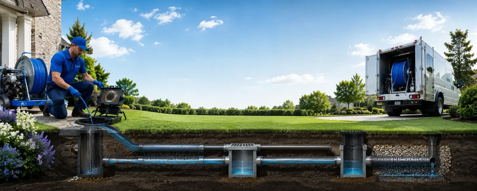 Outdoor drain cleaning information for Ranier, MN